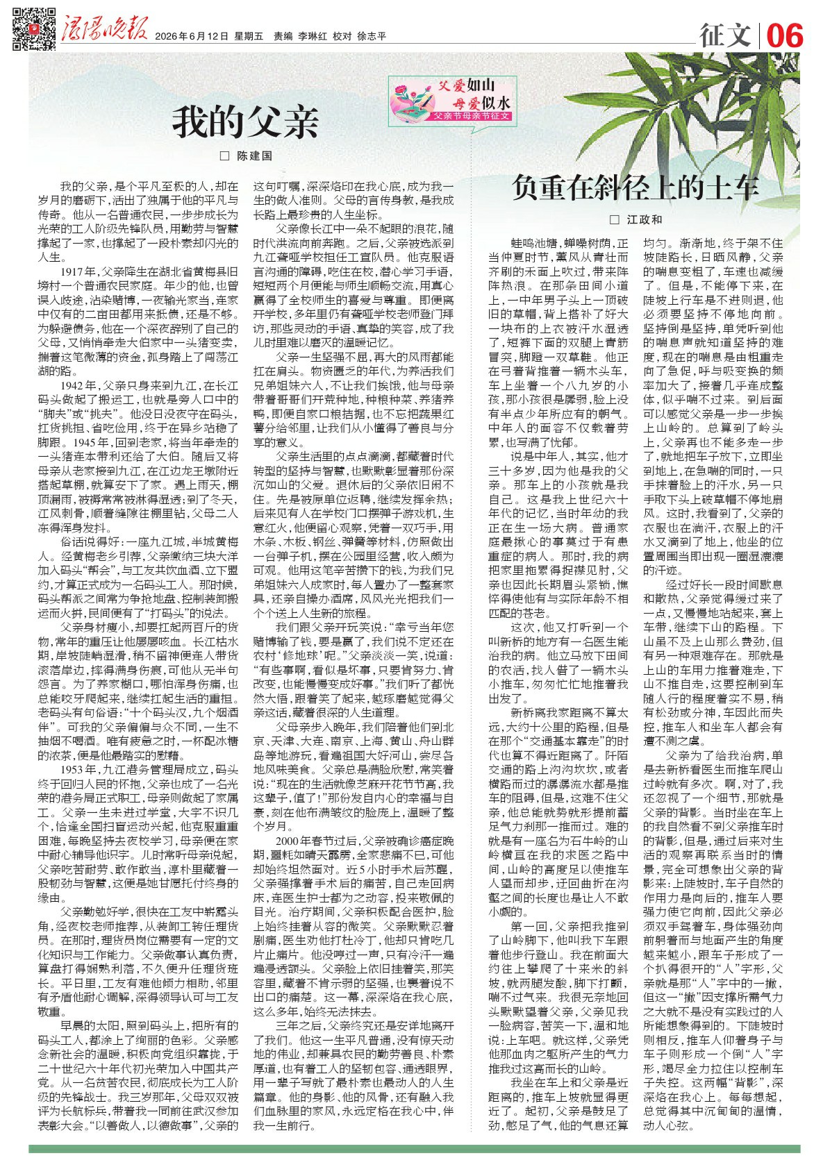 第A06版:征文